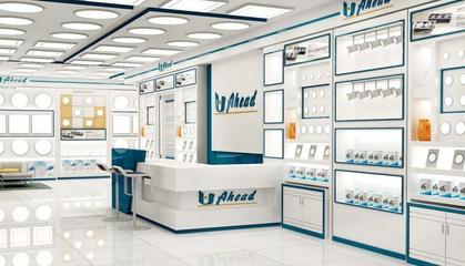 前台吧台灯具店面装修效果图 - 维客网装修效果图与五金搭配指南